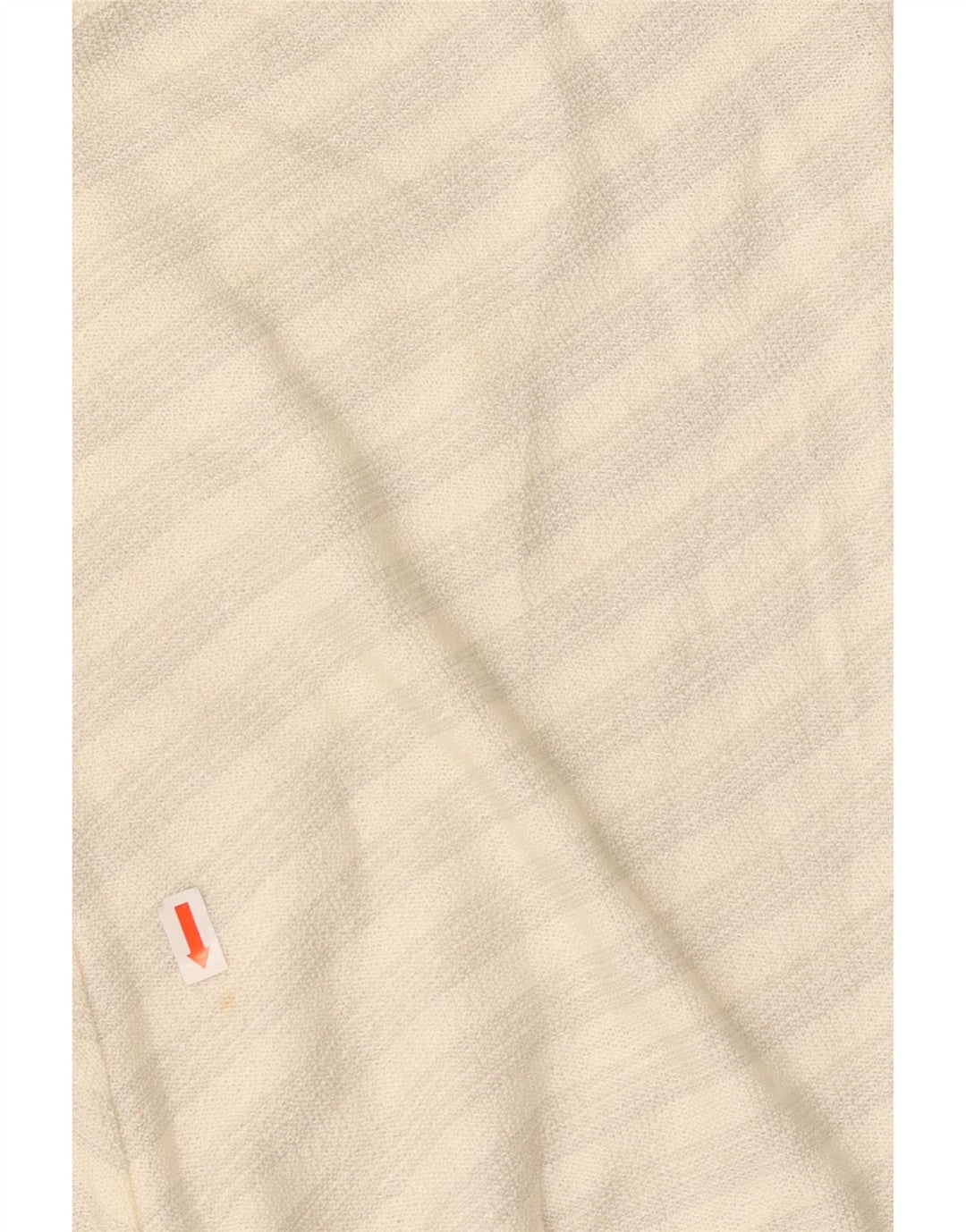 ВИНТАЖНЫЙ женский топ на бретельках UK 14, средний белый с шевроном