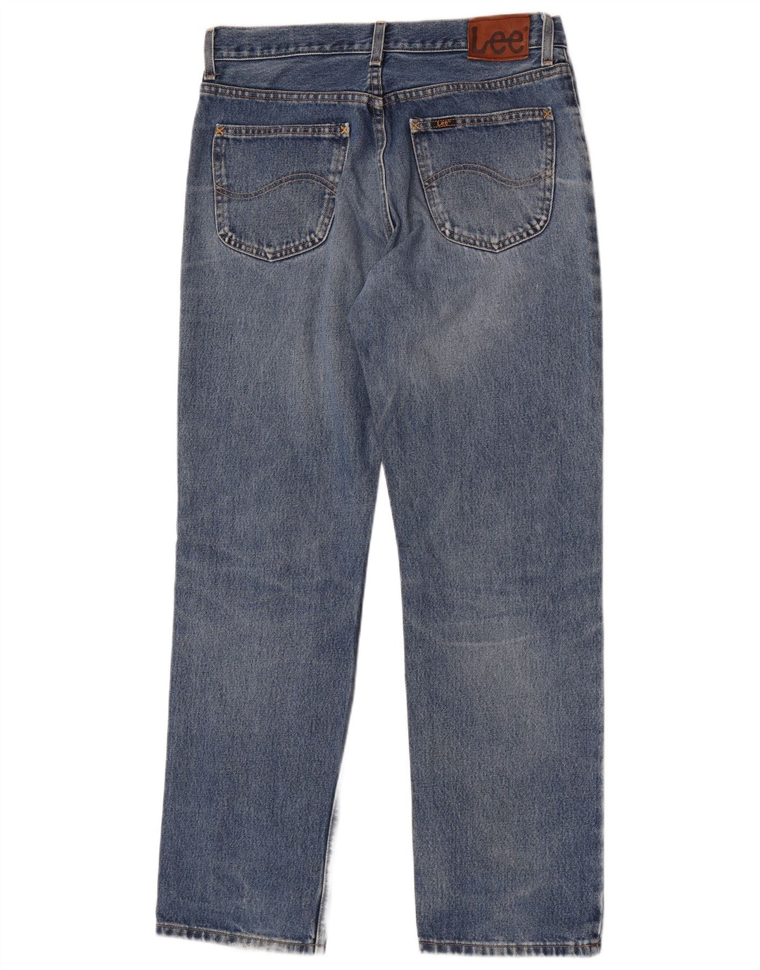 Мужские прямые джинсы Lee Brooklyn W34 L32, синий хлопок
