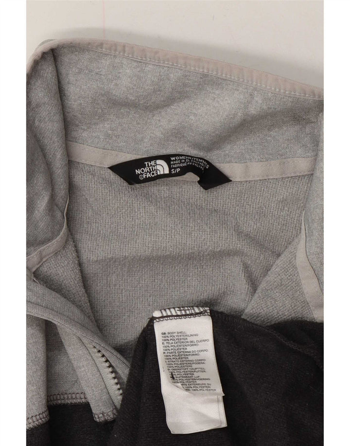 Женский спортивный костюм The North Face, верхняя куртка UK 10, маленький серый цвет с цветными блоками