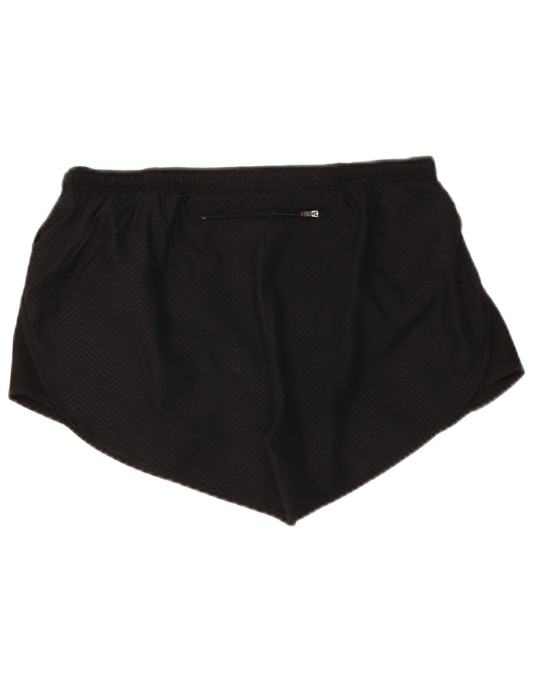 Женские спортивные шорты Nike Dri Fit UK 14, средний черный полиэстер с шевроном