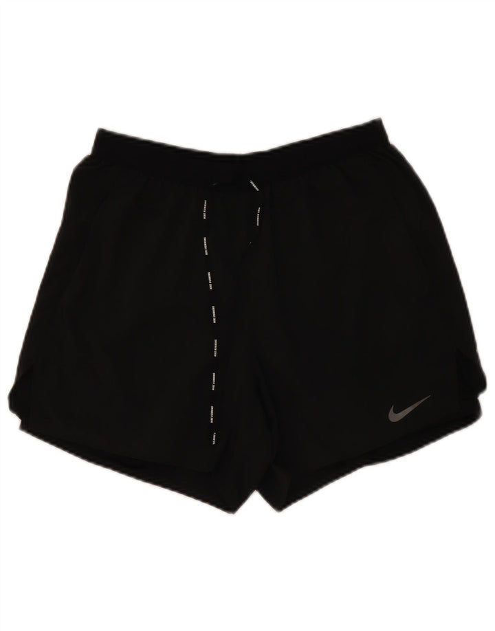 Женские спортивные шорты Nike Dri Fit UK 12, средние, черные