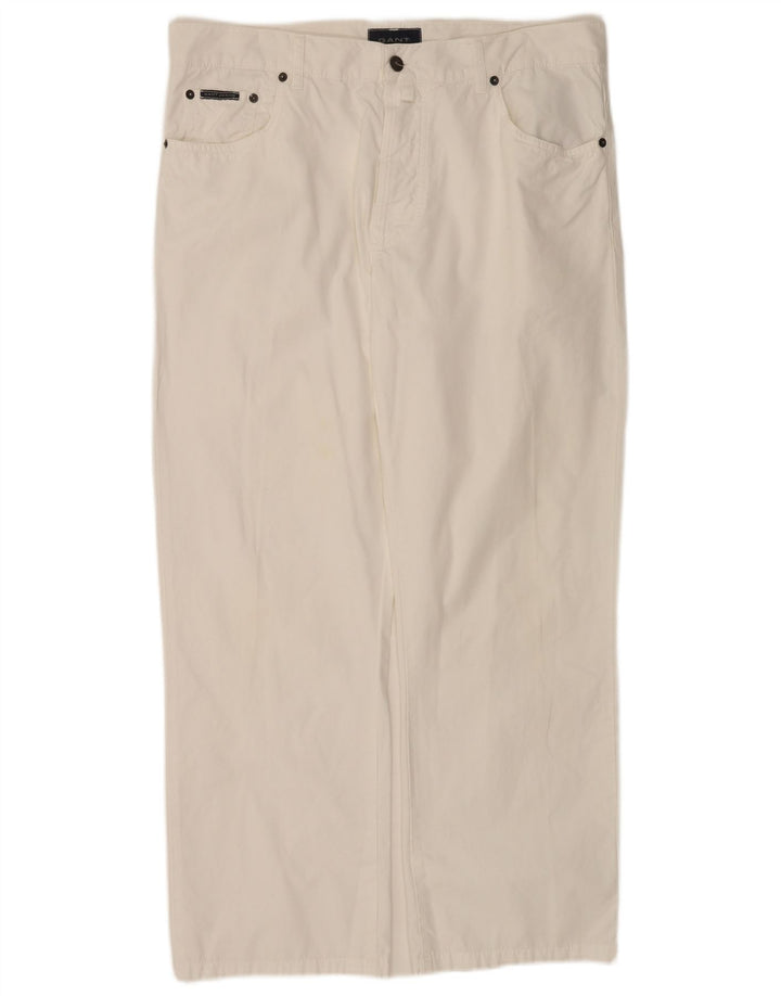 Мужские свободные джинсы Gant W36 L28, белый хлопок