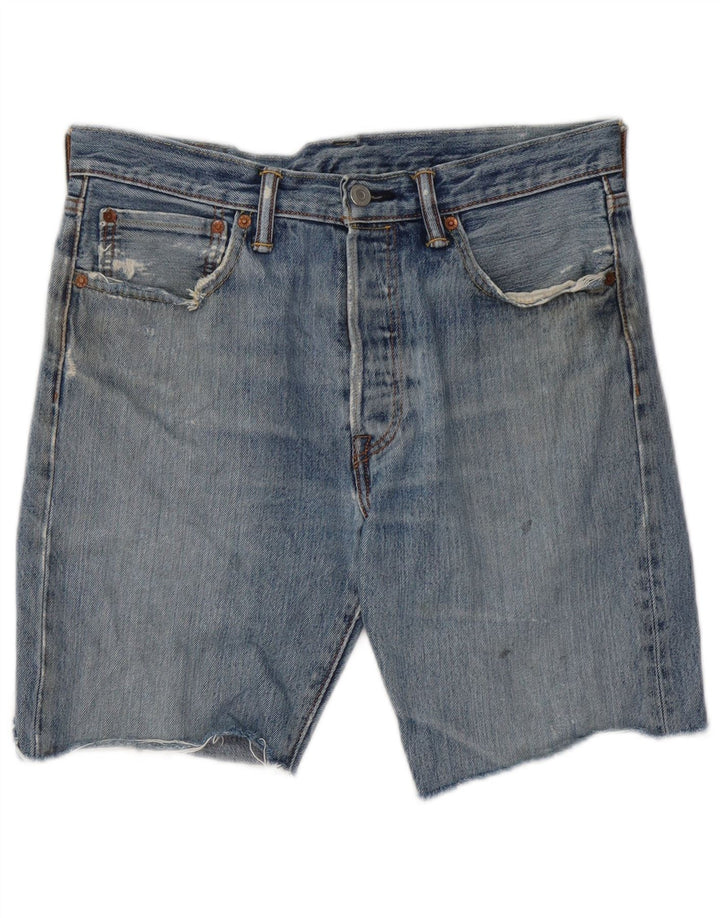 Мужские джинсовые шорты Levi's 501 W32, средний синий, хлопок
