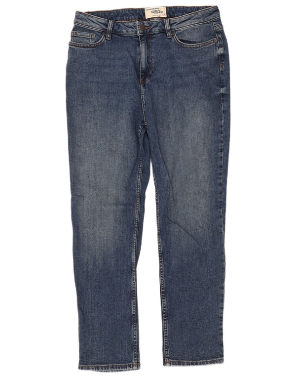 Женские узкие джинсы Chesham Girlfriend Fat Face, Великобритания 12, средние W32 L27, синие