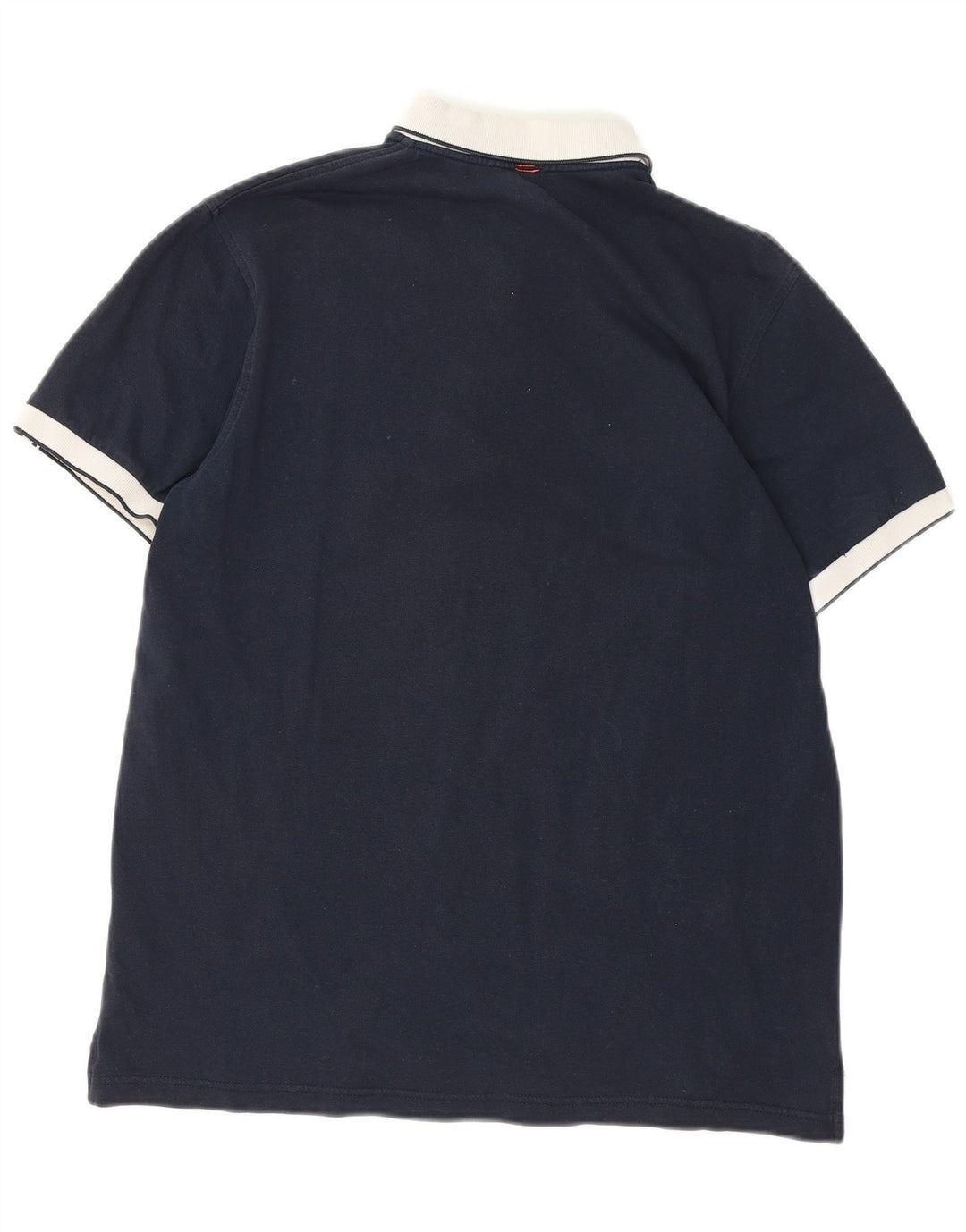 SUN68 Mens Polo Shirt Large Black Cotton