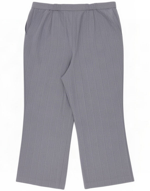 Женские укороченные брюки Marks & Spencer UK 18 XL W38 L25 в синюю полоску