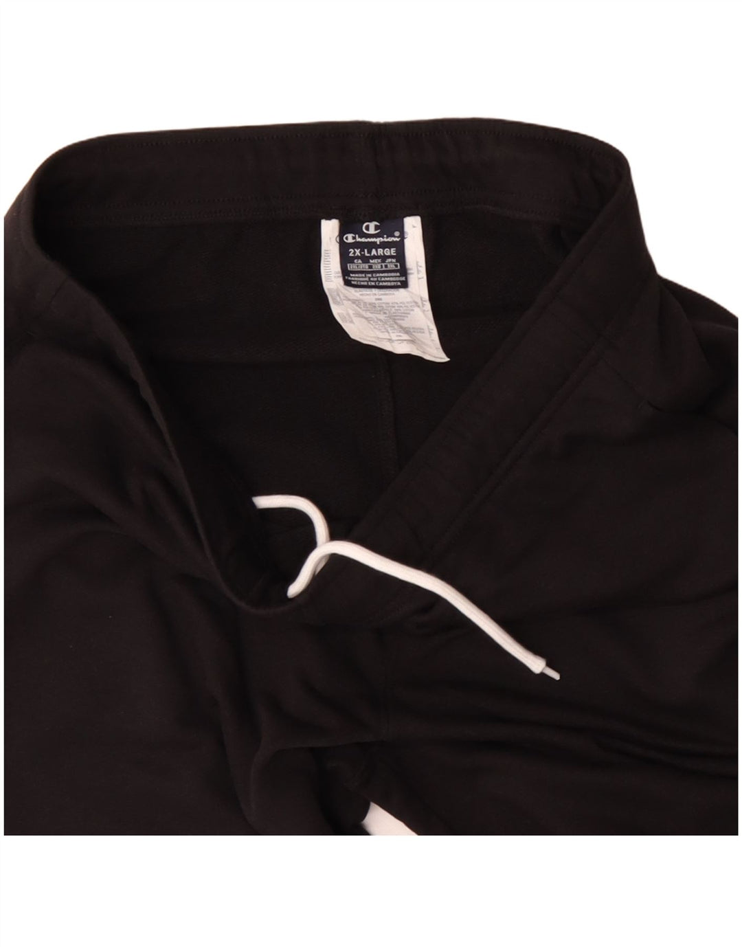 Мужские спортивные брюки Champion, джоггеры, 2XL, черный хлопок