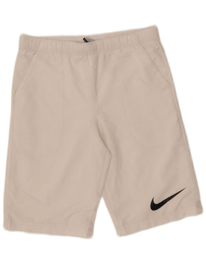 Спортивные шорты Nike для мальчиков 13–14 лет XL, белый полиэстер