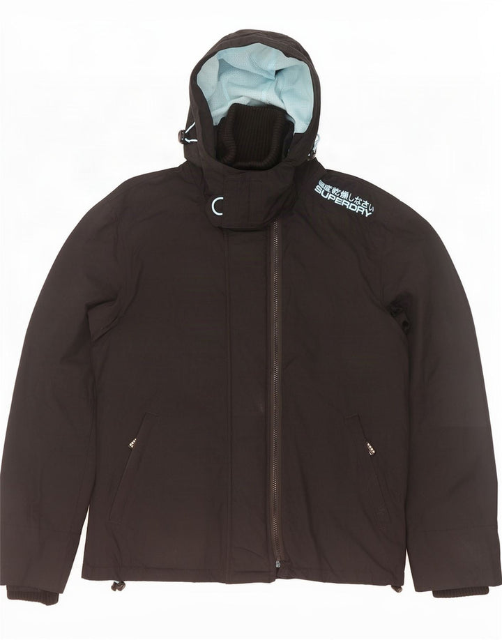 Мужская ветровка с рисунком Superdry The Windcheater UK 38, средний черный