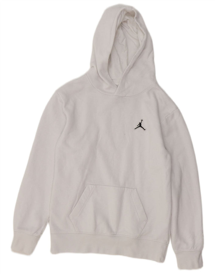 Джемпер с капюшоном JORDAN для мальчиков 12–13 лет, большой размер, белый хлопок, хлопок