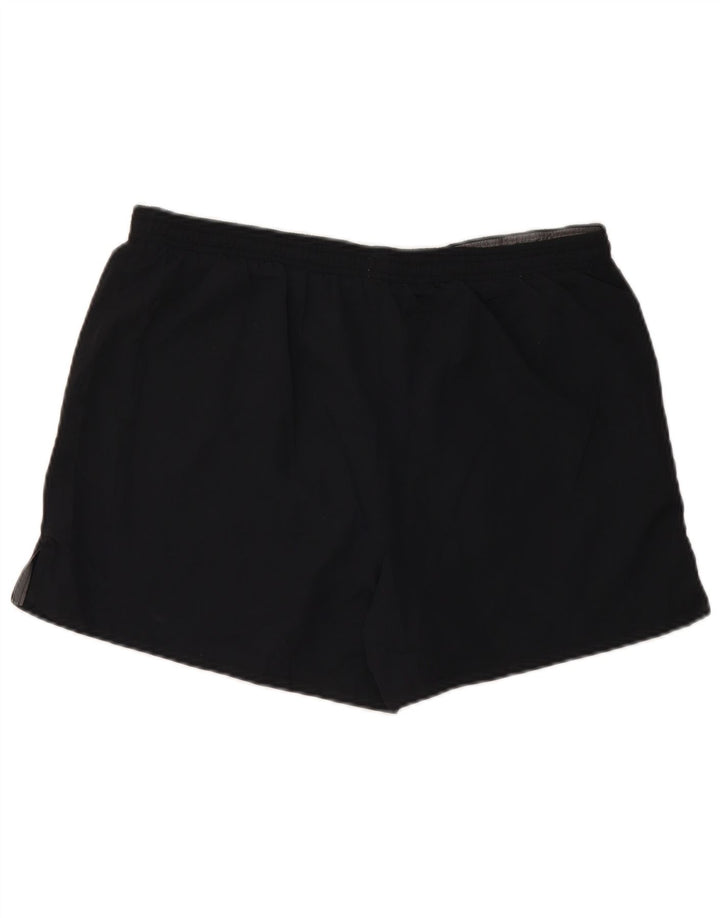 Мужские спортивные шорты UNDER ARMOR, большие черные, полиэстер