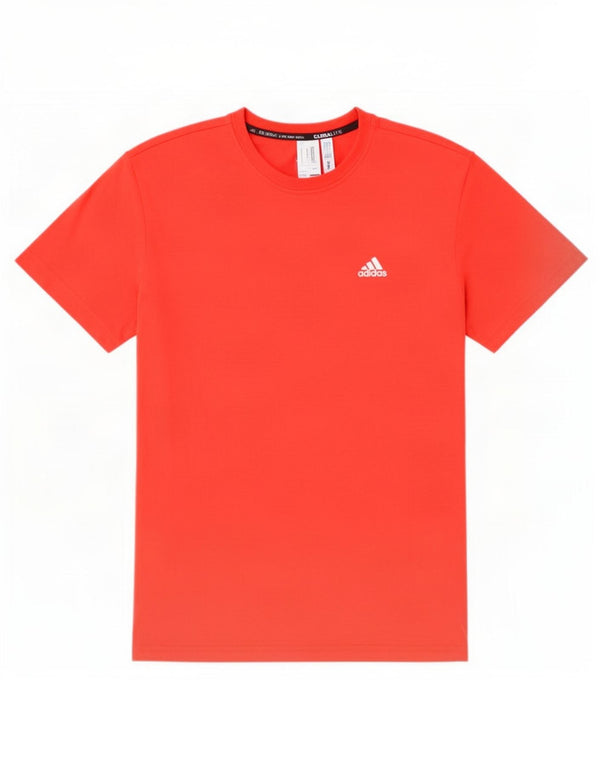 Мужская футболка Adidas Climalite, большой красный полиэстер