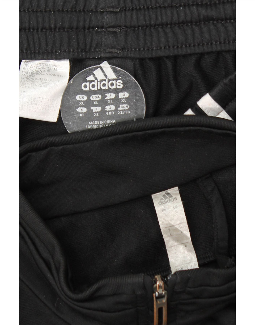 Мужской спортивный костюм Adidas, большой черный, полиэстер