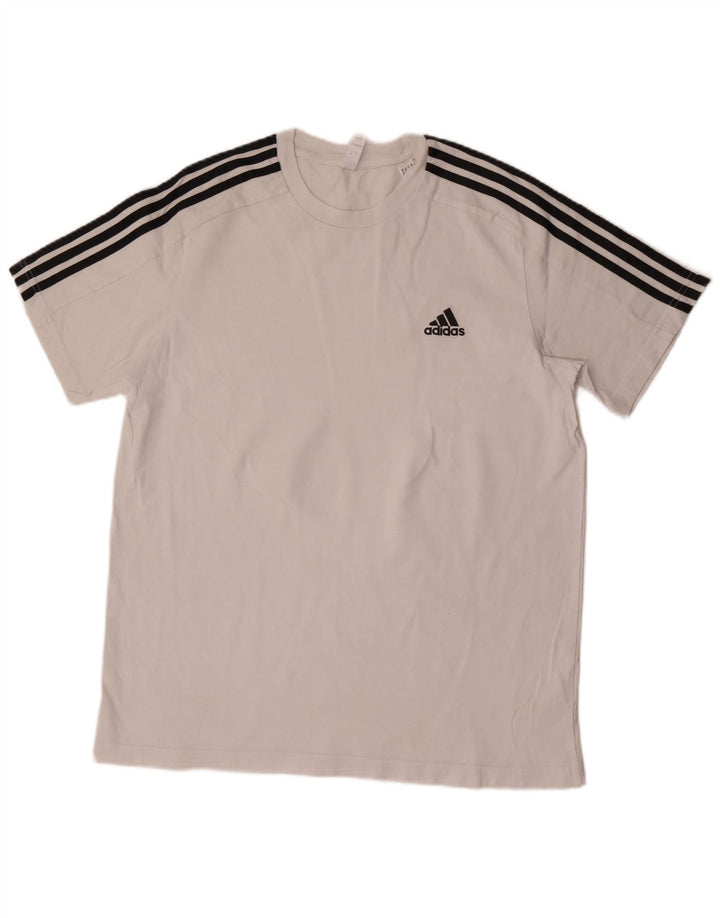 Мужская футболка Adidas Top большого размера из белого хлопка