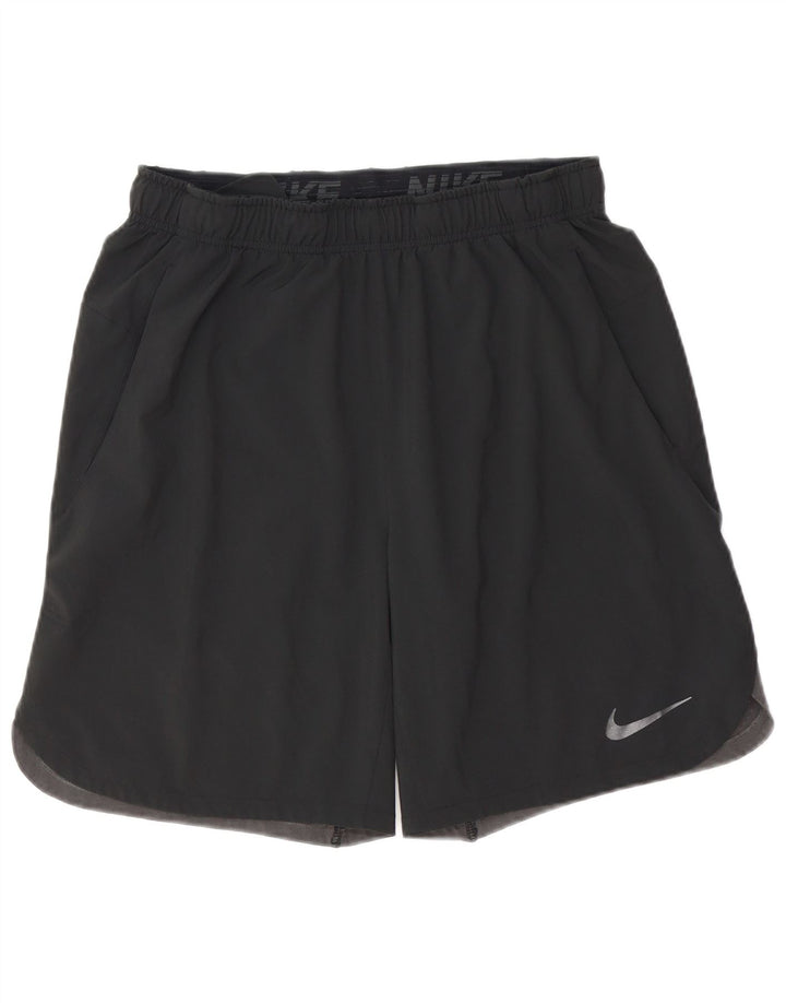Мужские спортивные шорты Nike Dri Fit, средние черные