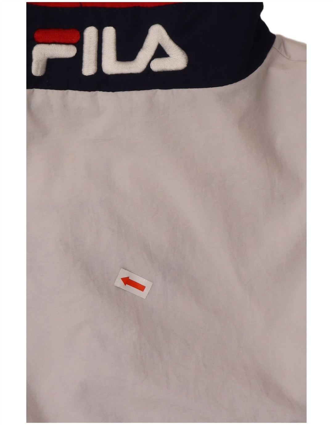 Женский спортивный костюм оверсайз FILA, верхняя куртка UK 6 XS, темно-синий с цветными блоками