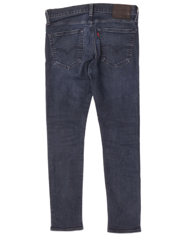 Мужские узкие джинсы Levi's W32 L30 темно-синие, хлопок