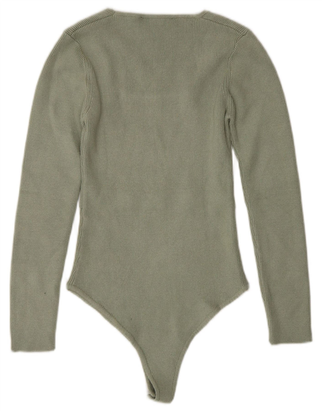 Женское боди с длинными рукавами Zara UK 8, маленький цвет хаки, вискоза