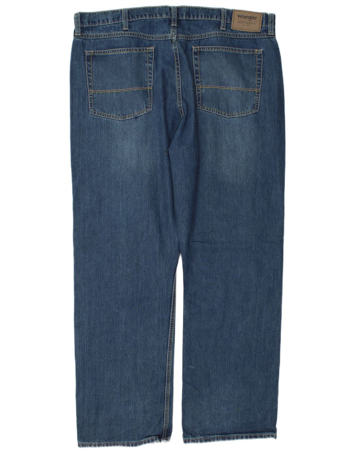 Мужские прямые джинсы Wrangler W38 L32 синие, хлопок