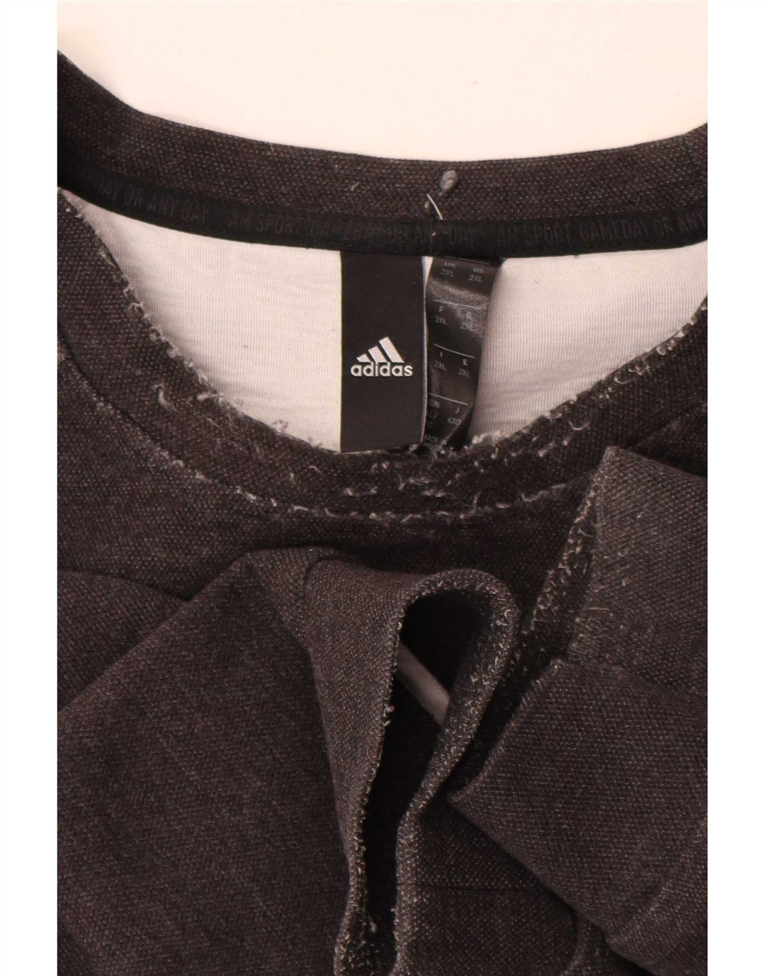 Мужской свитер Adidas Джемпер 2XL Серый Хлопок