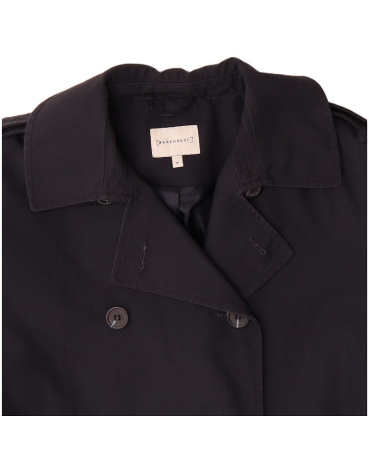 Женский тренч WAREHOUSE UK 16, большой темно-синий полиэстер