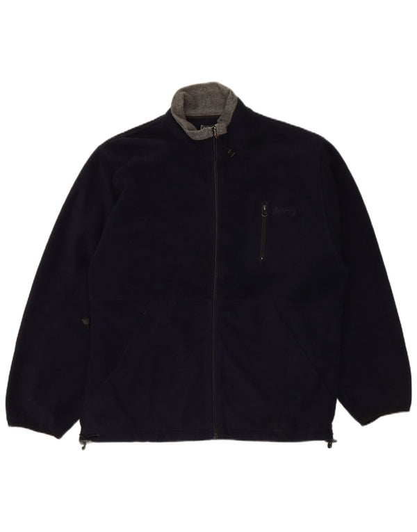 Мужская флисовая куртка SCHOTT UK 40, большая темно-синяя, полиэстер