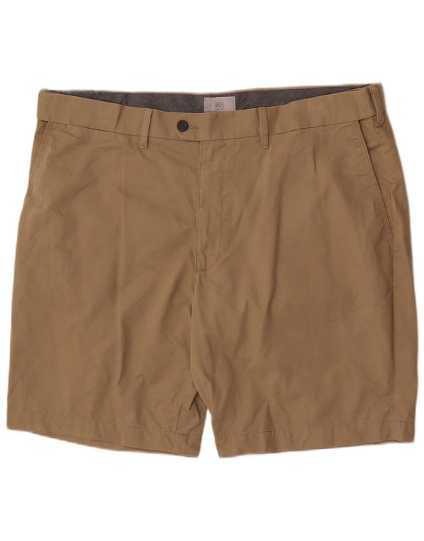 Мужские шорты чинос Marks & Spencer W42 2XL бежевые, хлопок
