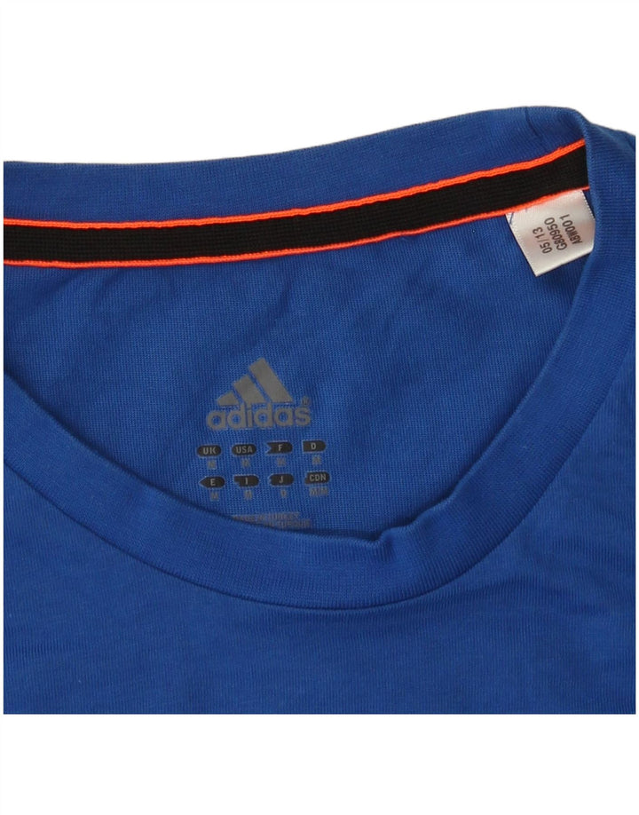 Мужская футболка с рисунком Adidas Top Medium Blue