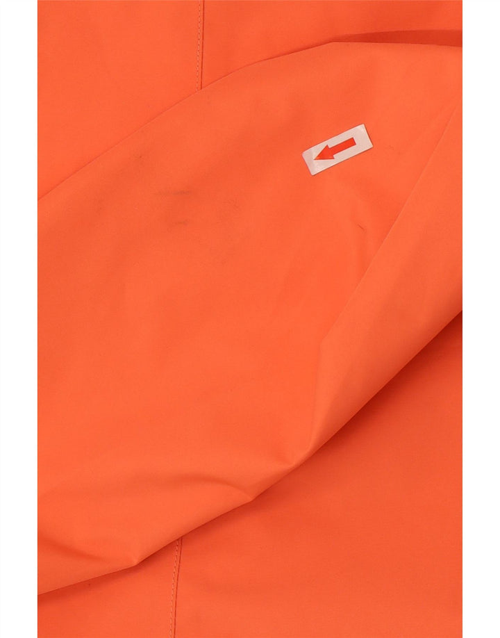 Женская дождевик с капюшоном Helly Hansen UK 14, средний оранжевый полиэстер