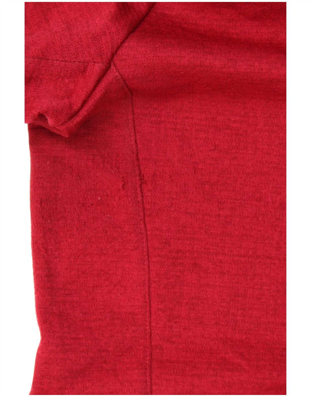 Женский свитер с капюшоном на молнии REEBOK UK 12/14, средний красный полиэстер