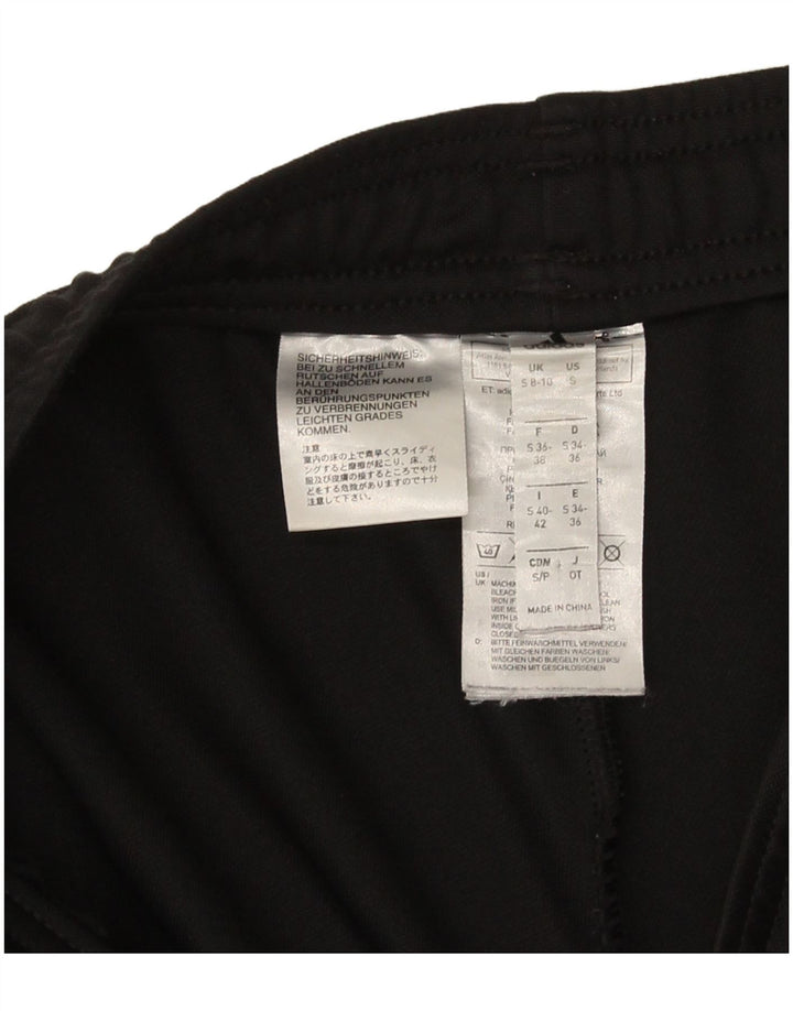 Женские спортивные брюки Adidas UK 8/10, маленький черный полиэстер