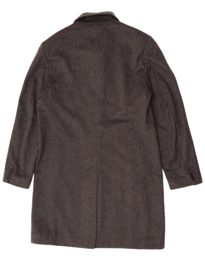 Мужское пальто Benetton IT 50 Large Серое Шерстяное