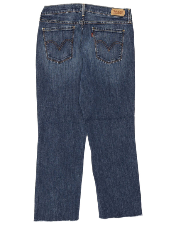 Женские укороченные джинсы Levi's US 8, средние W29 L34, синие, хлопок