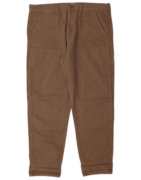 Мужские зауженные брюки-карго Lee Carpenter W36 L30, коричневые, хлопковые