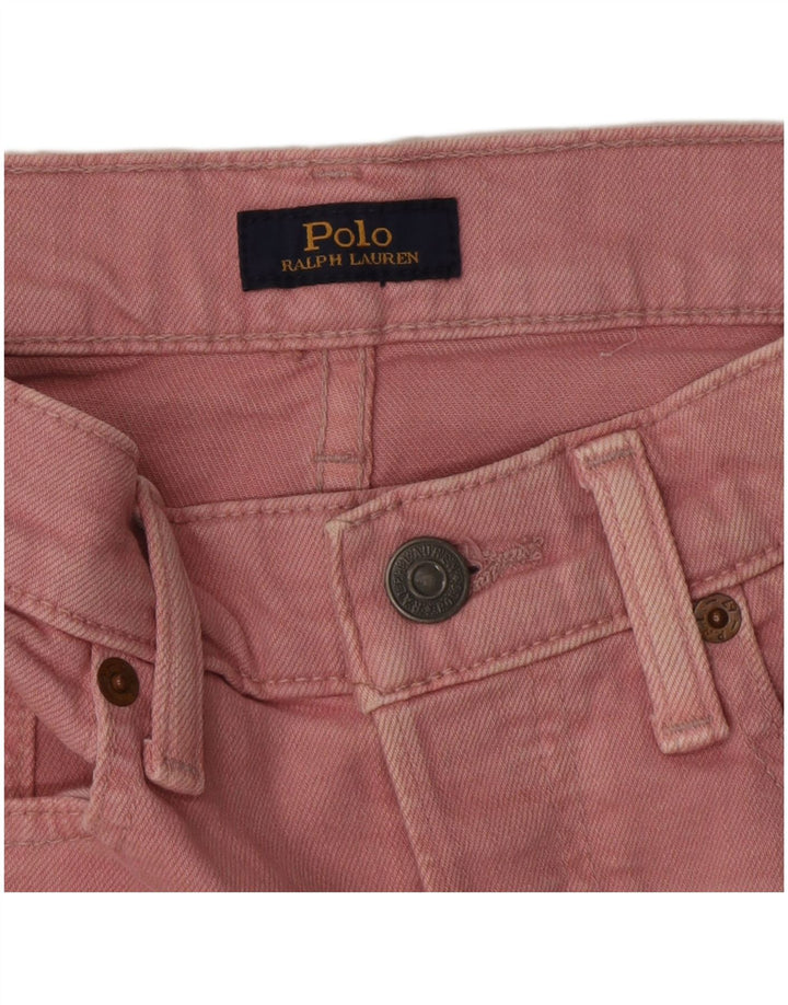 Женские узкие джинсы Ralph Lauren W28 L29 Розовые