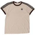 Женская футболка оверсайз ADIDAS Top UK 10, маленькая, белый хлопок