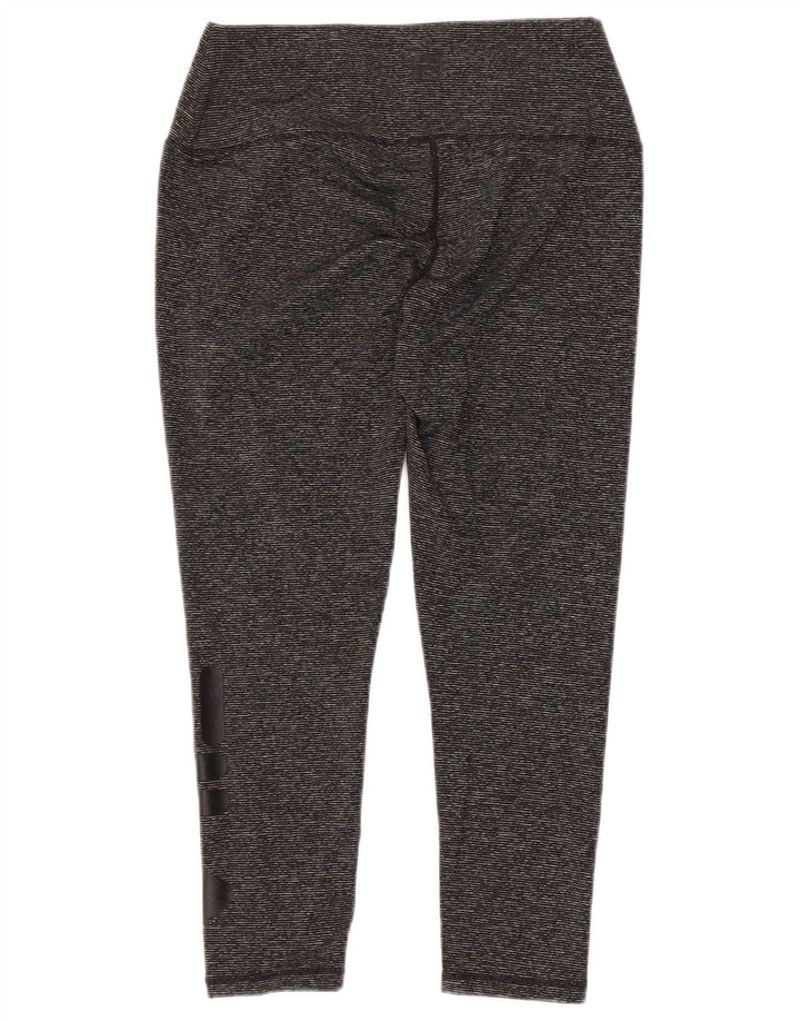 Женские леггинсы-капри FILA с рисунком, Великобритания, 10 шт., маленький серый полиэстер в тонкую полоску