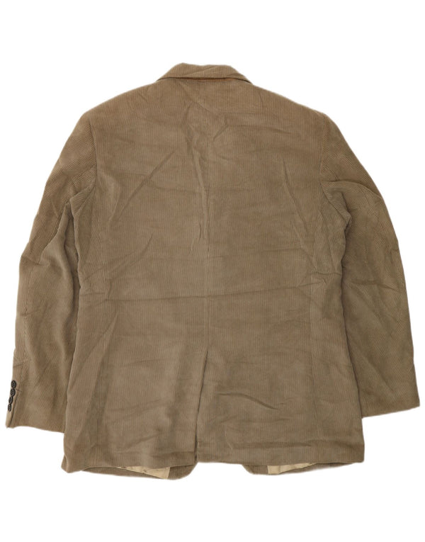 Женский пиджак на трех пуговицах Marks & Spencer UK 42 XL, бежевый классический