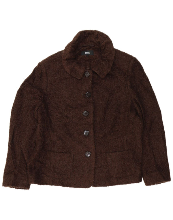 Женский кардиган Marks & Spencer UK 18 XL Коричневый акрил