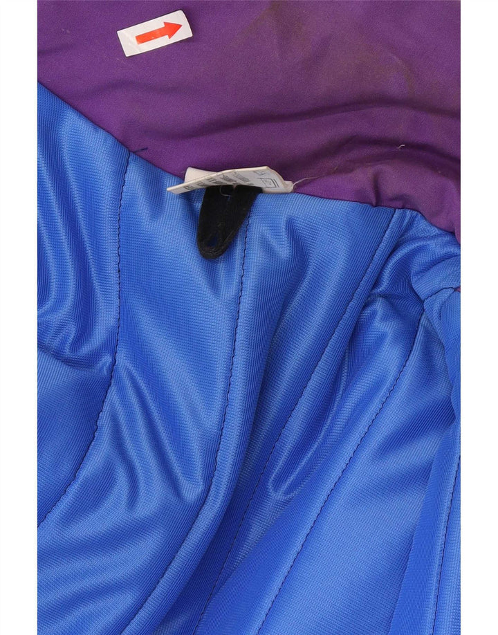 Винтажное женское стеганое пальто UK 18 XL, фиолетовый полиэстер