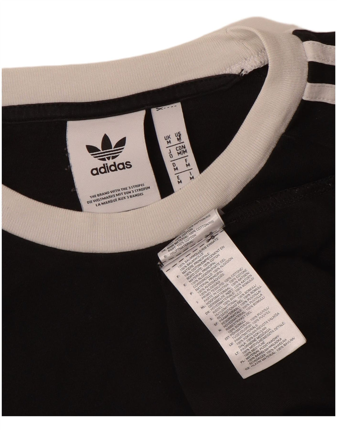 Мужская футболка Adidas Top Medium Black Cotton