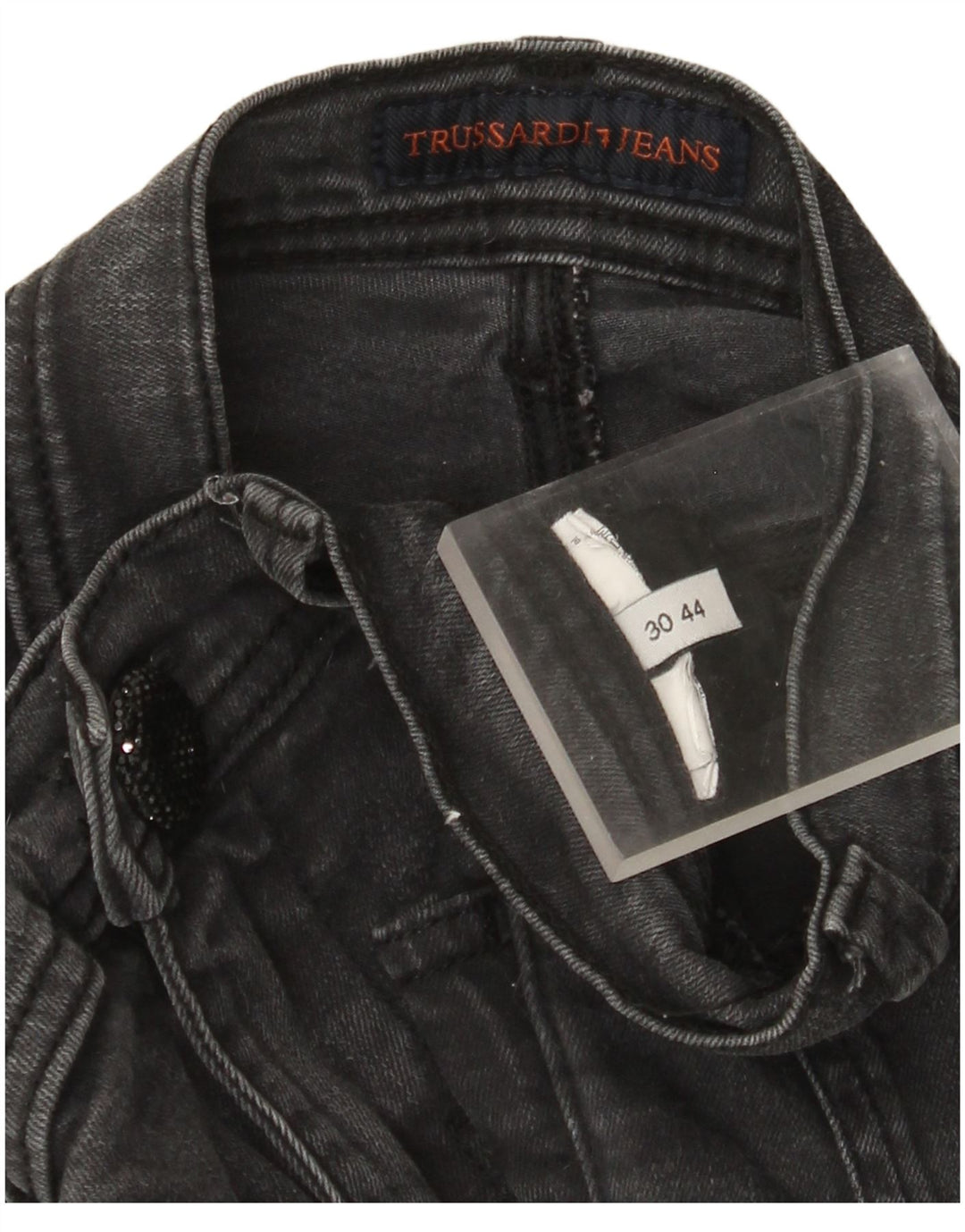 Женские джинсы скинни Trussardi W30 L31 Серые