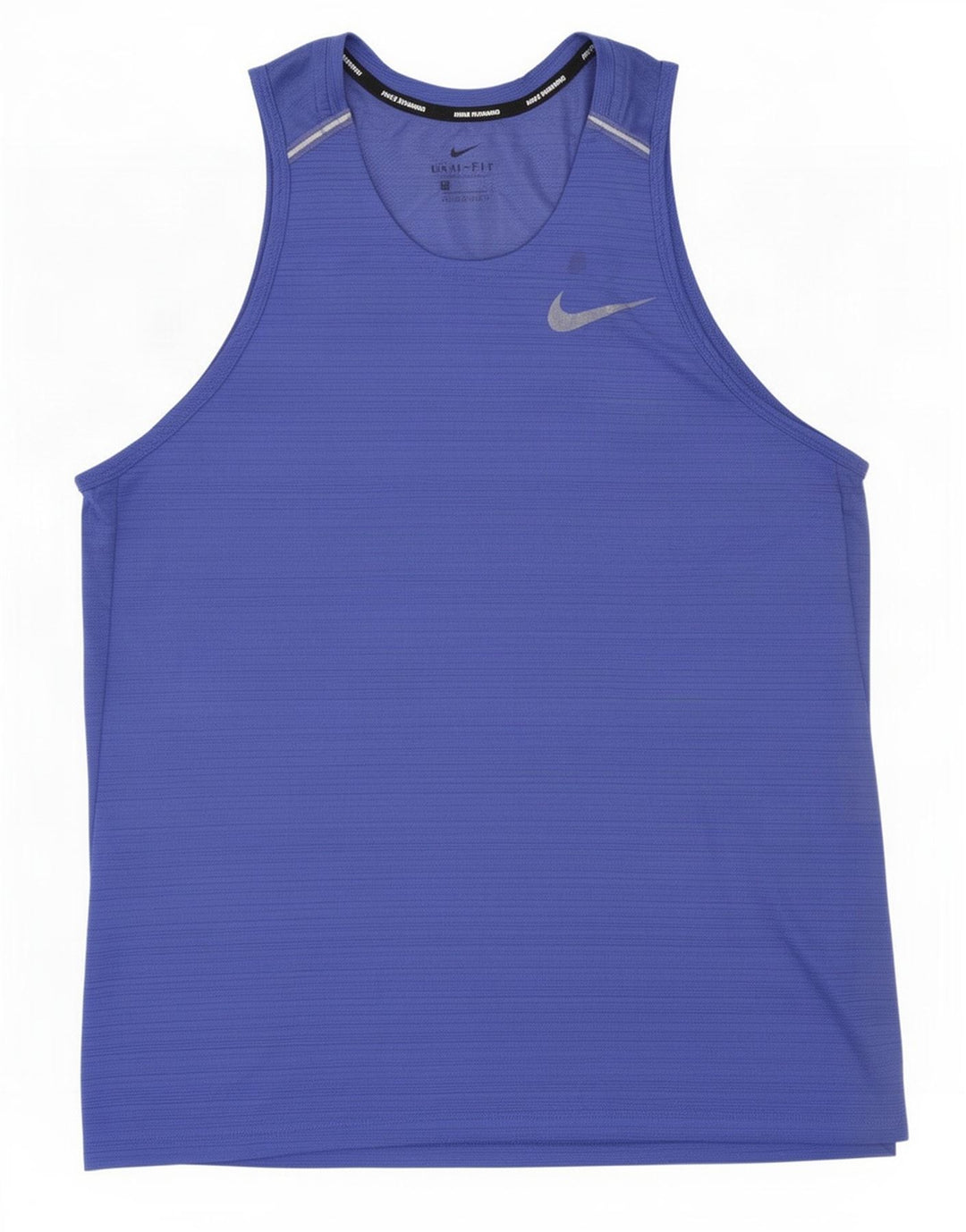 Мужской жилет Nike Dri Fit, большой синий полиэстер в тонкую полоску