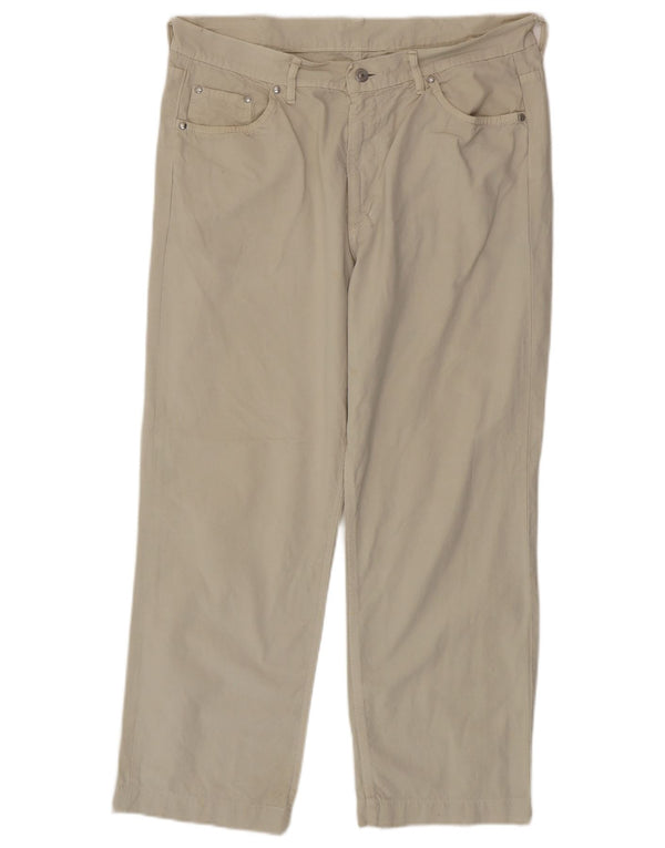 Мужские прямые повседневные брюки Carrera W38 L26, зеленый хлопок