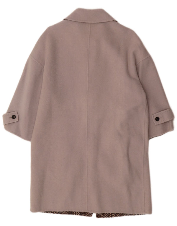 ВИНТАЖНОЕ Женское Пальто UK 14 Большое Серое