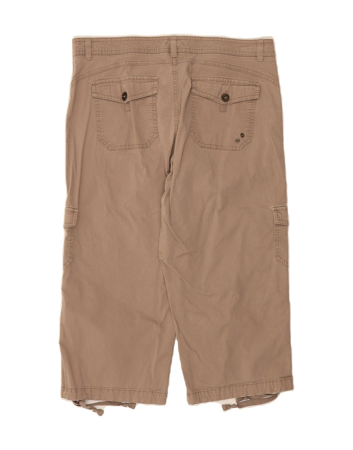 LEE Womens Cargo Bermuda Shorts US 14 XL W36 Brown Cotton Vintage Lee and Second-Hand Lee from Messina Hembry 