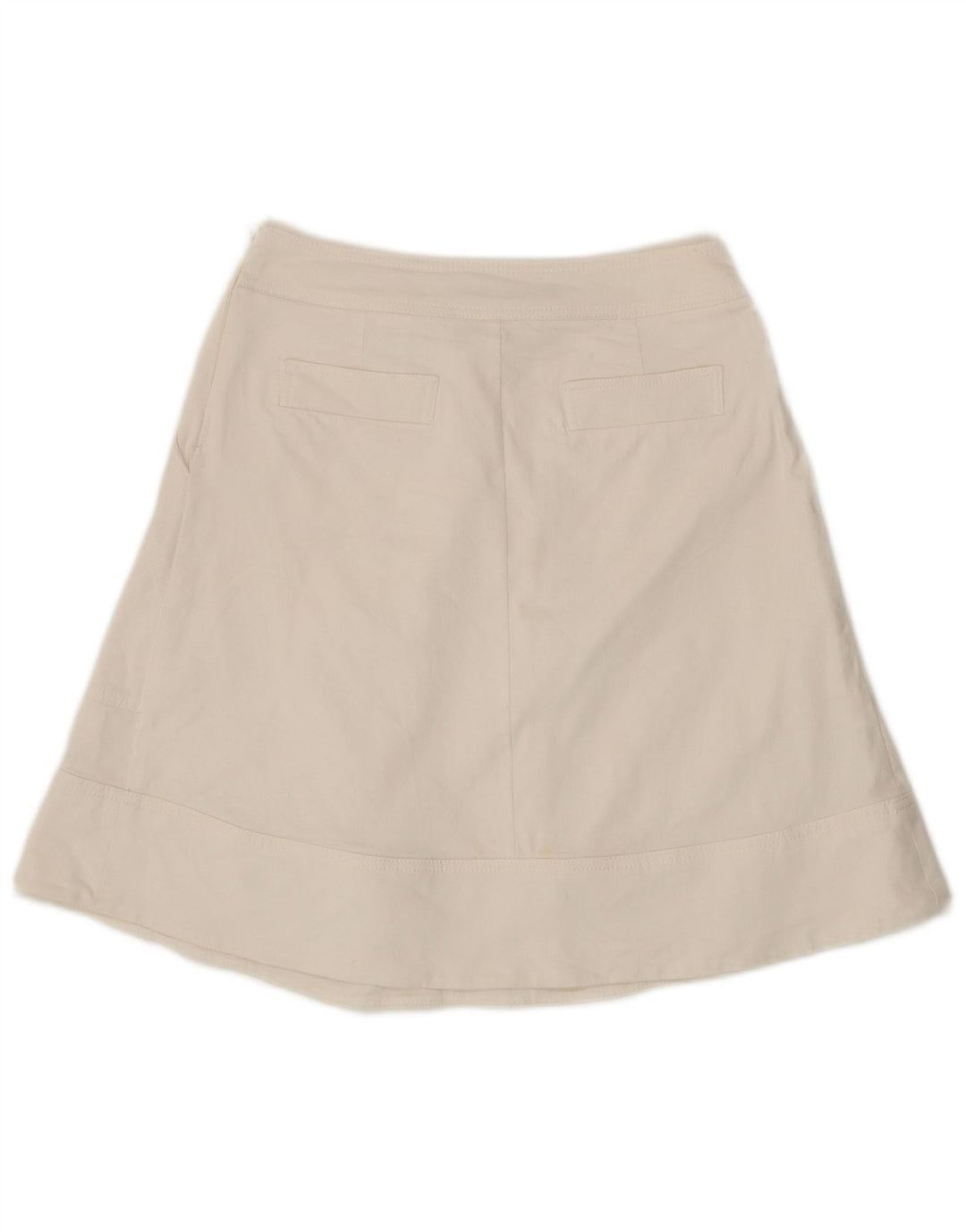 Женская юбка-трапеция Zara Medium W28, белый хлопок