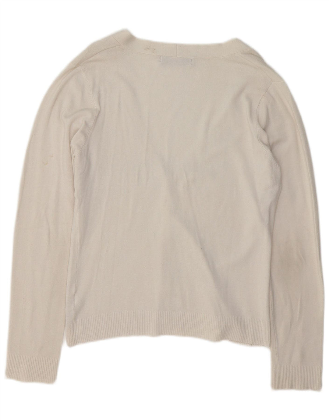 Женский кардиган Zara UK 16, большой белый вискоза
