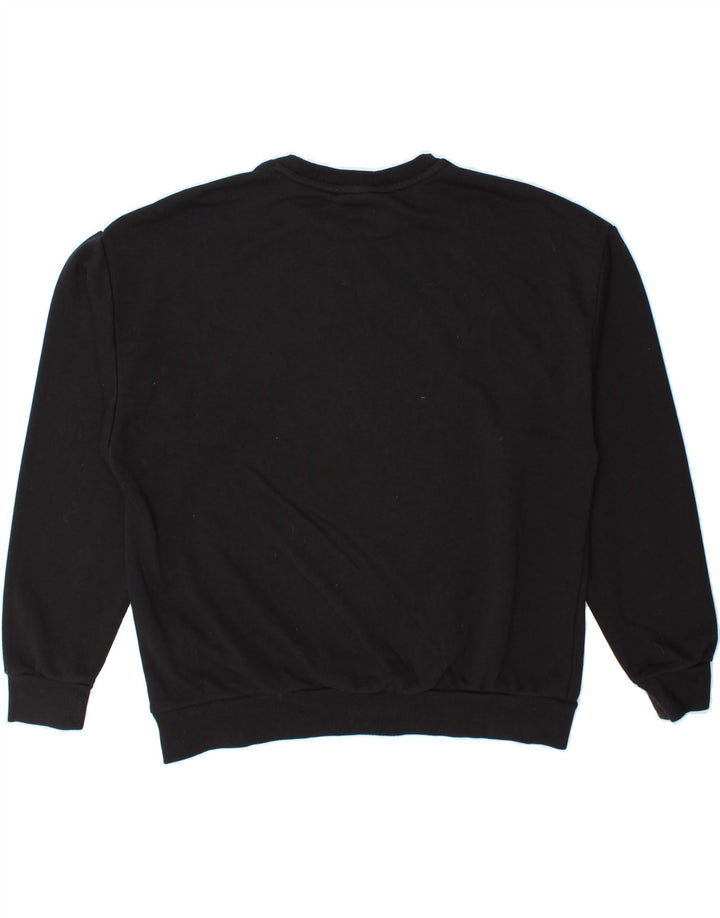 PUMA Womens Oversized Graphic Sweatshirt Jumper UK 16 Large Black Cotton Vintage Puma and Second-Hand Puma from Messina Hembry 