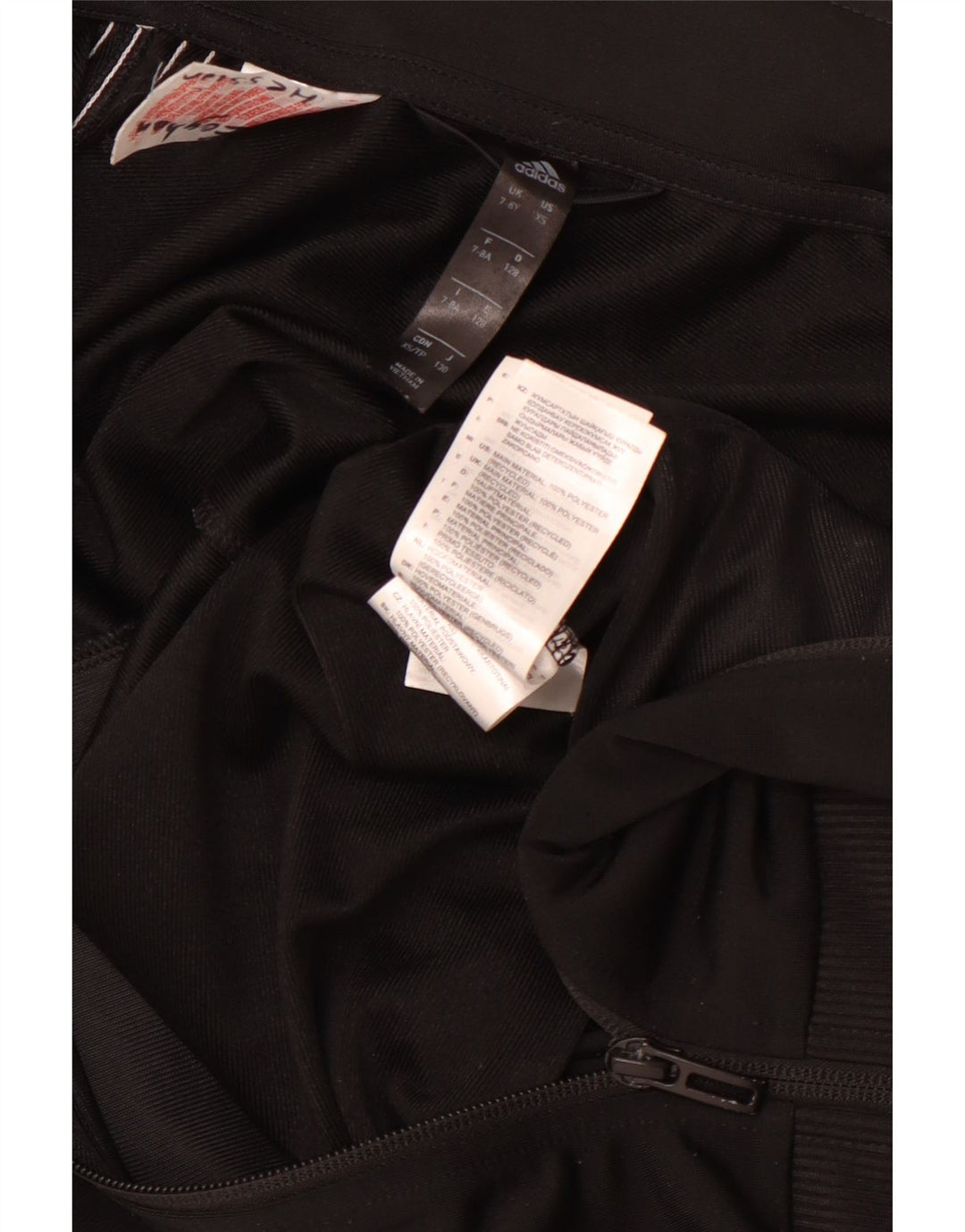 Спортивный костюм ADIDAS Aeroready для мальчиков, верхняя куртка 7-8 лет, черный полиэстер